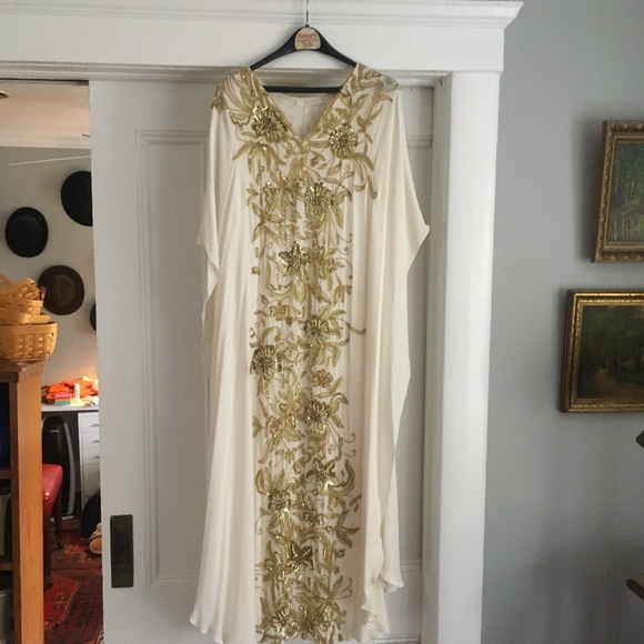 Naeem Khan Heavily Beaded Caftan - Picture 1 of 9